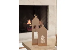 RR ENTERPRISES Rustic Wooden Accent for Home Decor Ramadan Supplies India