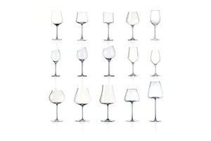 Wholesale Light Luxury Wine Glass Borosilicate Glass Of Wine Gift Box Set High Appearance Level Tall Pink Wine Glasses