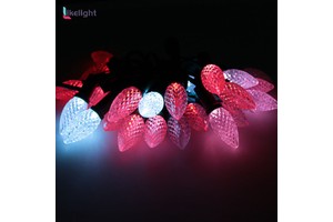 Wholesale Hot Sale 62mm Christmas Tree Lights IP67 DC12V UCS1903 C9 F8 RGB Led Bulbs Christmas Lights for Holiday Decorations