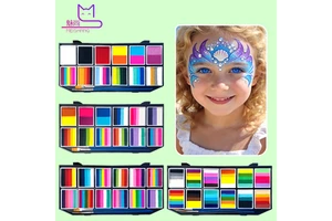 Mei Shang Wholesale Water-Based Face & Body Paint Palette with Paint Stick for Kids' Halloween Makeup & Festival Occasions