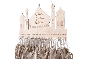 2023 Ramadan Decorations Crafts Advent Calendar Wooden Ramadan