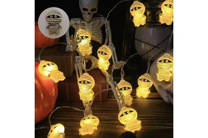 Halloween Jack-o '-lantern Holiday Party Decoration Ambiance Lights Halloween Pumpkin LED String with Battery Box USB Plug
