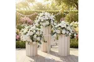 Wedding Centerpieces Table Decorations Silk Flower Ball Decoration Wedding Backdrop Decoration Large Artificial Flowers Ball