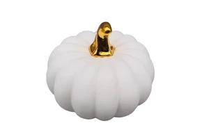 Hot Sale High Quality Handmade Porcelain Halloween Flat Pumpkin Light Party Decorations