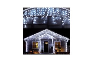Waterfall Icicle String Light Christmas Led Holiday Garland Icicle Curtain Lights Led Icicle Dripping Light
