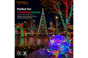 Flexible 100M LED String Lights Vibrant Multi-Color 220V Connectable Fairy Lights for Gigantic Holiday Tree Shopping Mall Decor