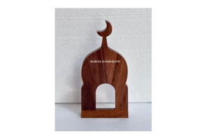 Ramadan Wood Craft Decoration for Home Eid Mubarak Supplies