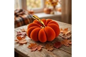 Cheap Orange Ceramic Pumpkin Halloween Decoration for Party Supplies