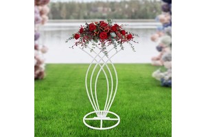 Walkway Wedding Table Fancy Centerpiece Flower Stand Backdrop Stand Metal Party Event Decoration Wedding Aluminum Carton