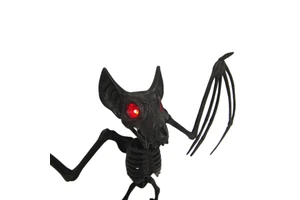 Halloween Supplies Favors Plastic Decorations Glow-in-the-eye Bats Spooky Holiday Party Decor Halloween Prop Decor Accessories