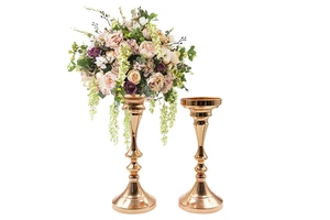 Gold Flower Stand table centerpiece for wedding parties