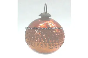 Glass Christmas Hanging Decoration Festive Ornament for Interior Decor