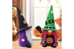 Hot Sale CI-209 Party Supplies Handmade Gnomes Doll Plush for Halloween Table Ornament Home Decorations