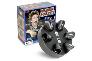 Children's Indoor Lucky Electric Shock Roulette Game Detect Luck Toys with Light & Sound Effect for Party Board Game Supplies
