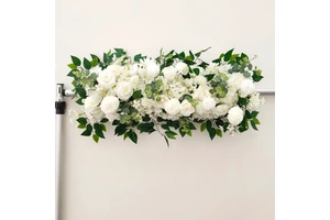 Artificial Wedding Flower Row Decoration Floral Arrangement Wedding Table Stage Decoration Event Party Flower Centerpiece Decor