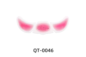 Custom No Toxic pink Heart Butterflies Star Cute Party Face Attractive Makeup Freckles Tattoos Stickers Temporary Paper Stickers