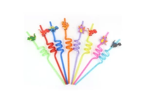 Rainbow Dinosaur Party Favors Decorations Dinosaur Birthday Party Supplies Reusable Dinosaur Drinking Plastic Straws