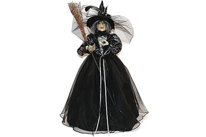Wholesale Old Women Horrible Funny Halloween Demon Witch Toys Ornament Festival Decoration