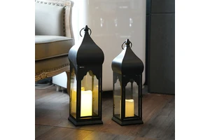 TRUST Moroccan & Middle Eastern Style Religious Iron Lantern For Ramadan Festival Decoration
