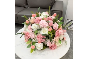 Silk Wedding Flowers Centerpiece Table Flower Ball Wedding Centerpieces Artificial Flower Ball Wed Arrangement Decor