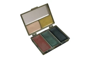 3/5 Color Specialties Camo Face Paint Makeup Kit Black White Brown Olive Green for Body Painting