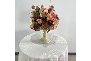 New 30cm European Style Flower Ball Wedding Table Candle Holder Decoration Floral Arrangement Simulated Artificial Plant