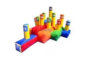 Party Entertainment Throwing Props Inflatable Ring Throwing Game Inflatable Ferrule Carnival for Children's Interactive Toys