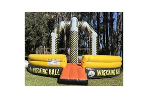 Party Rental Equipment Challenge Games Wrecking Ball Equipment Outdoor Bounce Jumper Inflatable Games for Events