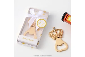 Nice Gold Crown Bottle Opener Halloween Wedding Birthday Party Favors Guest Souvenir Gift Set for Baby Shower Party Decorations