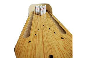 Desktop Mini Bowling Table Top Wooden Children's Educational Toy Decompression Practical Life Game Toys