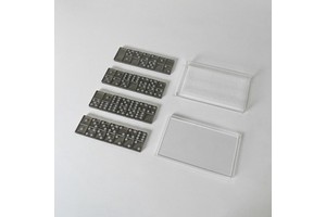 28-Piece Acrylic Domino Blocks Set with Storage Box Party Favors for Games and Entertainment