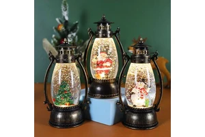 2023 Christmas Lantern Light Merry Christmas Decorations for Home Christmas Tree Ornaments Xmas Gifts New Year 2023