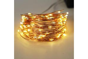 Awesome Santa Train Yard Decoration Solar 7 Meter 50LED Copper Fairy Christmas Lights Indoor/Outdoor