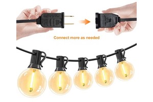 Christmas Wedding Home Party Decorative New Year 7.5M Round Waterproof Lamp LED String Lights