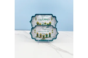 Superior Quality 100% Melamine Thicken Tray Middle East Melamine Serving Trays Custom Design Wholesale