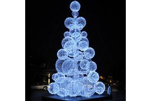 Factory Customization Outdoor Holiday Christmas Decorate Lights Led Christmas Tree Light Motif Led Christmas Light Waterproof