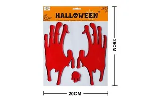 Halloween Gel Decorations "Hands" 20x25 cm Festive Holiday Supplies for Halloween Decorations