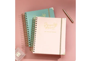 Custom Printing Hardcover Spiral Binding Planner Prayer Journal A4 A5 Agenda 2027 Day Daily Weekly Monthly Planner