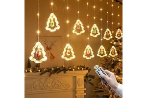 Windows Christmas Decoration Lights Led Sparkling Christmas Tree Lighting Outdoor Christmas Tree Led Light