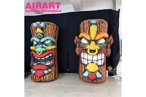 Customized Mayan Inflatable Mask Stage Music Festival Decoration,inflatable Maya Mask Balloon