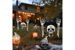 New Arrival Holiday Supplies Skeleton Hands Halloween Ghost Crafts for Courtyard Decoration