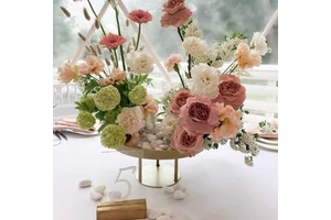 Premium wrought iron wedding centerpiece for stylish and elegant reception banquet decor charm