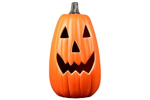 Halloween Lantern Props Ornaments Halloween Skeleton Pumpkins Led Lights Waterproof Luminous Large Pumpkin