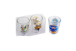 Xipan Laser Engraving High Quality Classic Wine Custom Shot Glasses Barware Party Gift Printing Personalized Packaging Souvenir