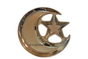 Moon and Star Tray Decorative Crafts Storage Platter Handmade Home Decorative Ornaments For Ramadan Supplies