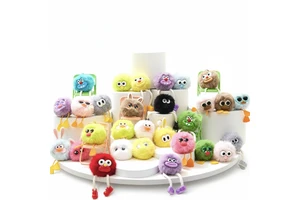 30 Pcs Cute Kawaii Keychains Plush Keychain Goodie Bags Gifts Pinata Toys Classroom Prizes Carnival Party Favors