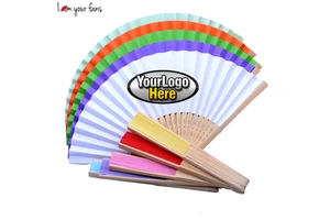 Personalized Paper Fans Wedding Hand Fans Wedding Favors Bamboo Fan Custom