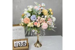 Wholesale Wedding Flower Ball Wedding Table Decoration Arrangement Artificial Flower Ball Centerpieces