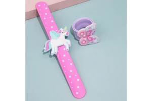 Silicone Mermaid Slap Bracelets Cute Mermaid Theme Gorgeous Birthday Party Favors Party Favors Gifts Carnival Prizes Set