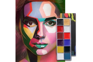 High Pigment Party Festival Makeup Body Face Painting Kit Professional Body Painting Supplies Halloween Face Paint Palette